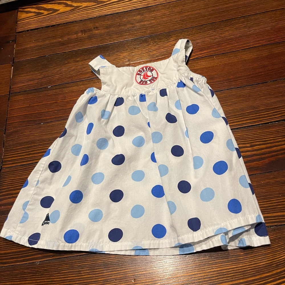 Red Sox baby girl dress